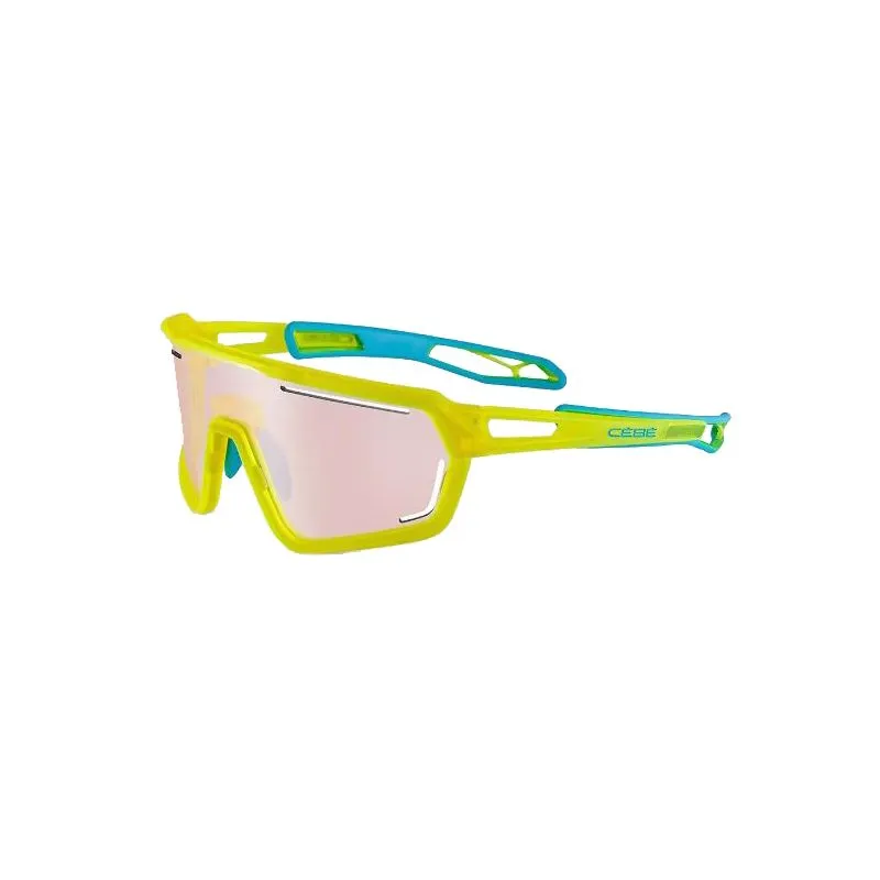 GAFAS CéBé S'TRACK VISION (NEON YELLOW BLUE  CAT 1 TO 3)