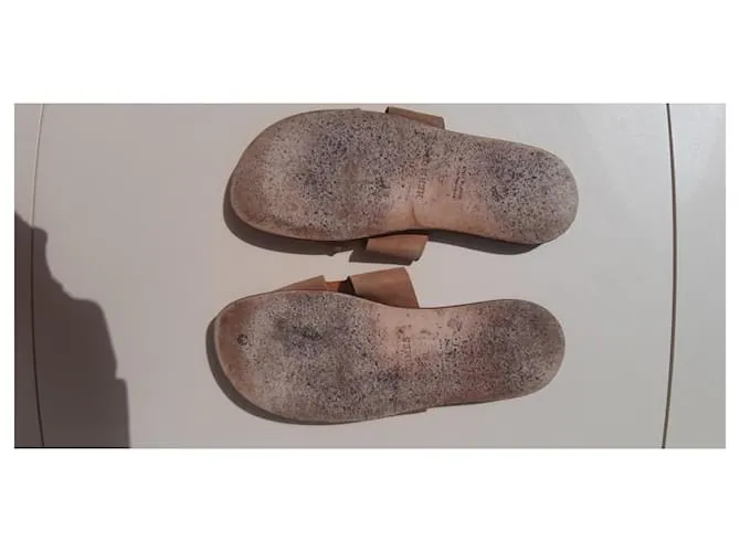 Hermès Sandalias de hombre Arena 