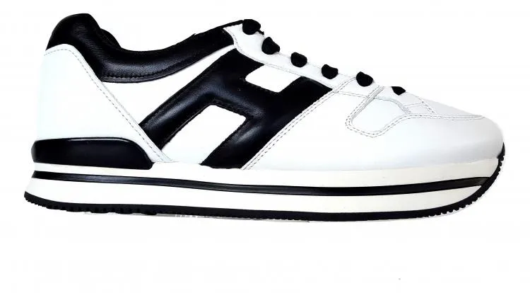Hogan zapatos de mujer zapatillas H222 con cordones H grande HXW2220T548HQK0001