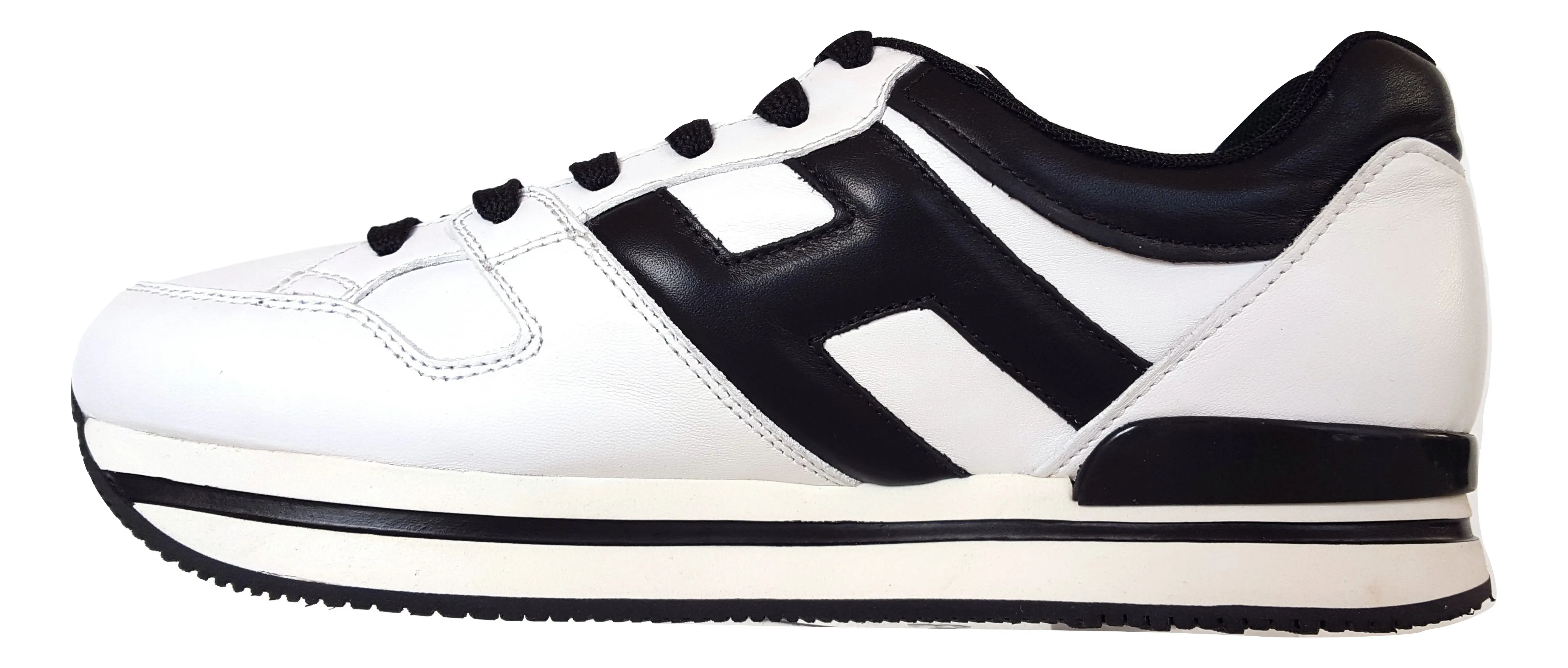 Hogan zapatos de mujer zapatillas H222 con cordones H grande HXW2220T548HQK0001