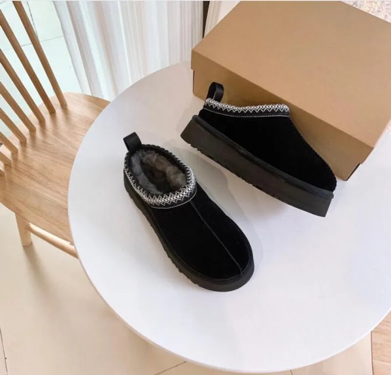 Hombre Mujer Zapatillas de plataforma Tazz Botas de nieve Hug mantienen la bota abrigada suave y cómoda Alfombra de felpa de pie