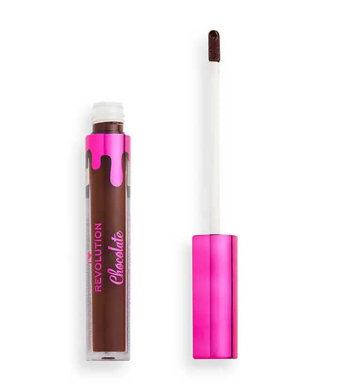 I HEART REVOLUTION  BRILLO DE LABIOS CHOCOLATE LIP GLOSS  MOCHA