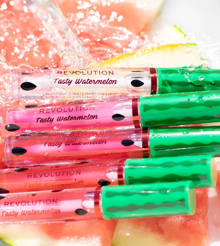 I HEART REVOLUTION  BRILLO DE LABIOS TASTY WATERMELON  MELONADE
