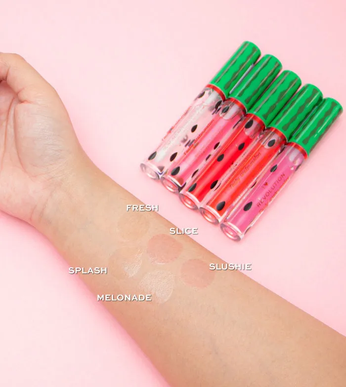 I HEART REVOLUTION  BRILLO DE LABIOS TASTY WATERMELON  MELONADE