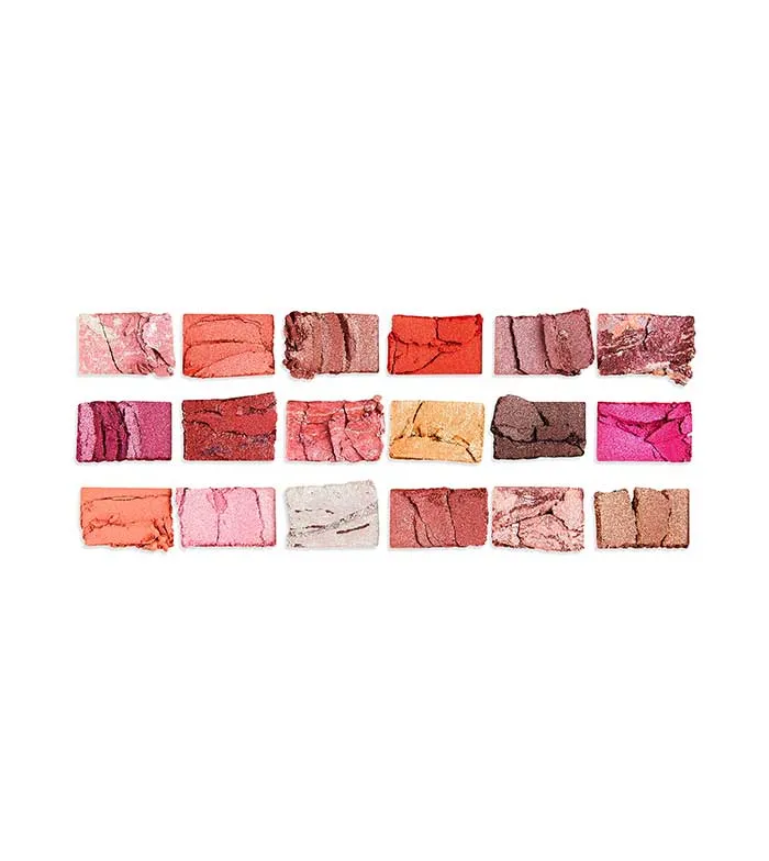 I HEART REVOLUTION  PALETA DE SOMBRAS CHOCOLATE  MARBLE ROSE GOLD