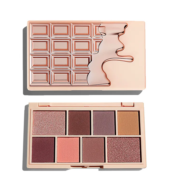 I HEART REVOLUTION  PALETA DE SOMBRAS DE OJOS CHOCOLATE MINI  ROSE GOLD