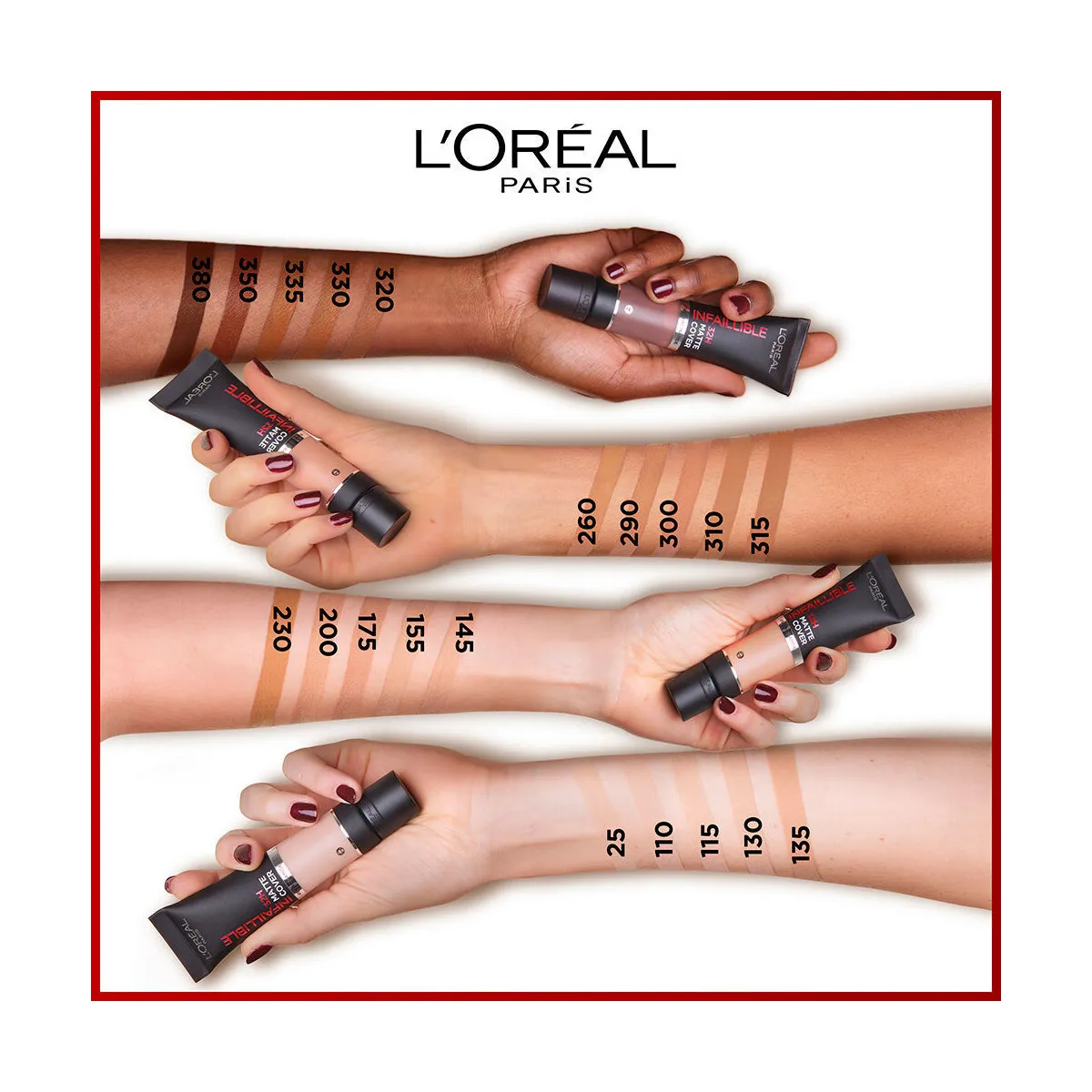Infaillible 32h Matte Cover Foundation 115 Warm Undertone