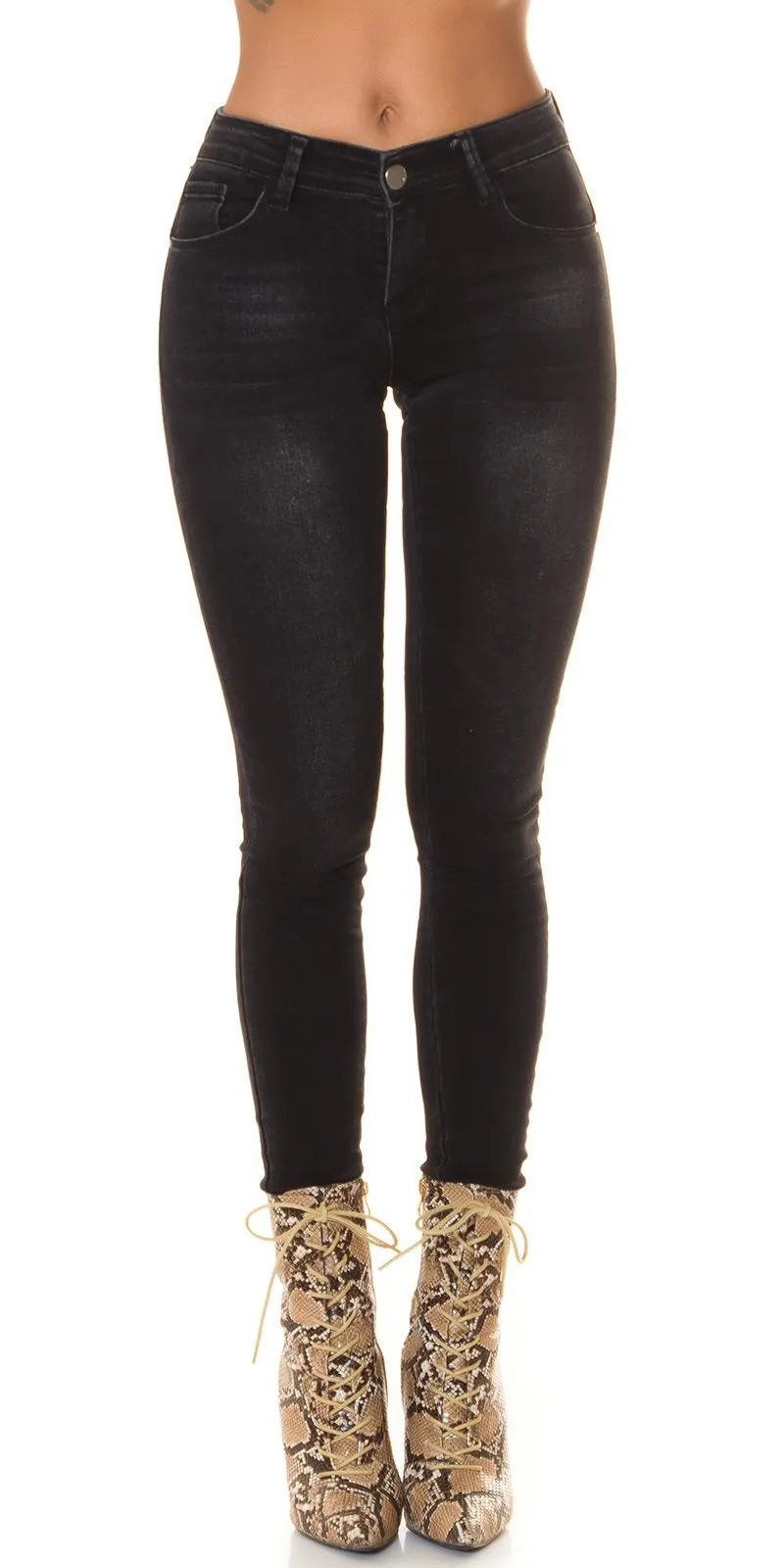 Jean Push Up de color negro