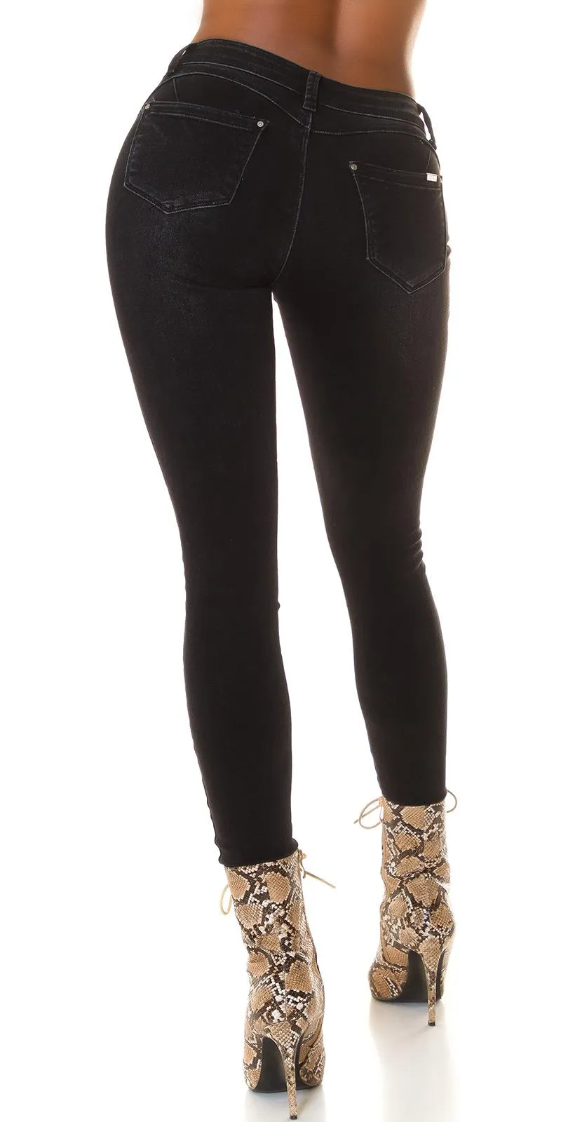 Jean Push Up de color negro