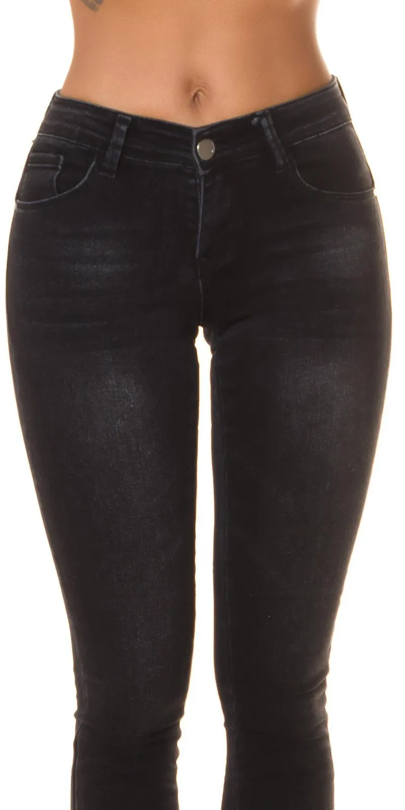 Jean Push Up de color negro