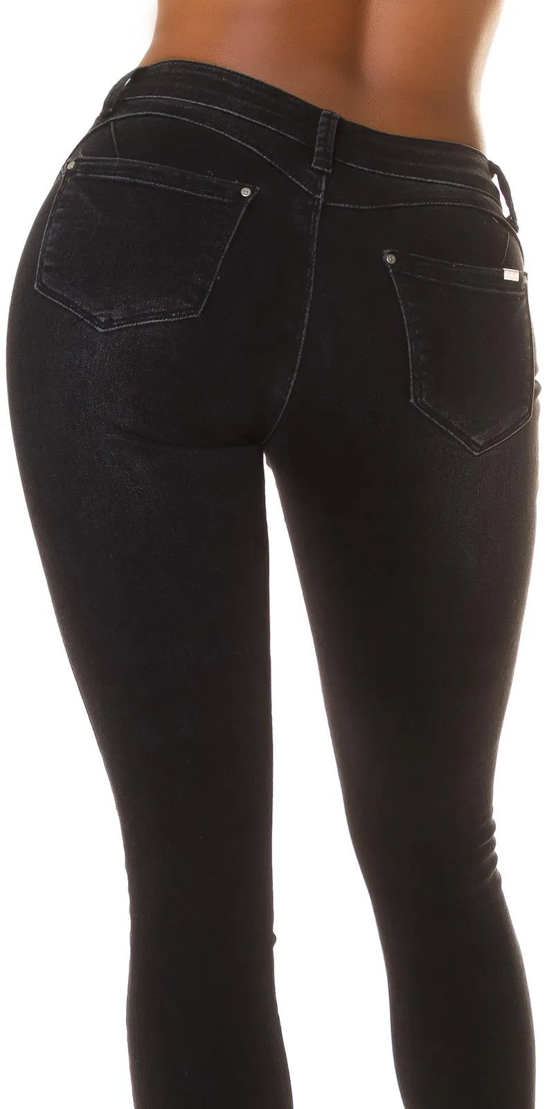 Jean Push Up de color negro