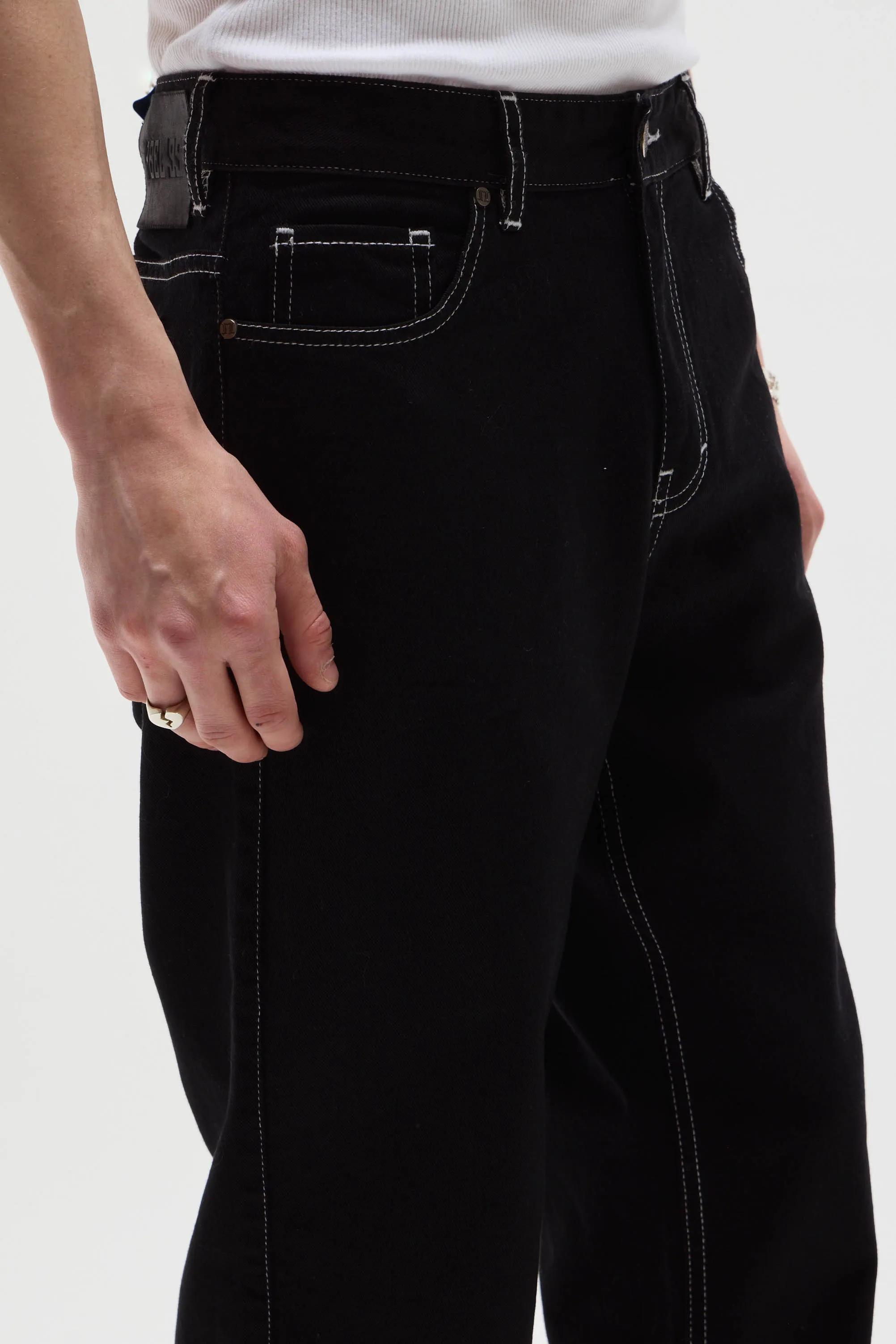 JEANS ZIPPER BLACK LABEL