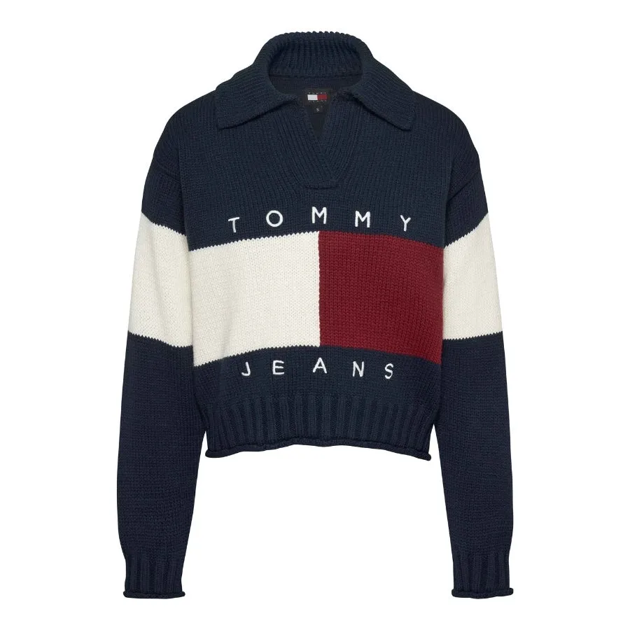  Jerseys Tommy jeans TJW RWB Flag Rugby Sweater Ext