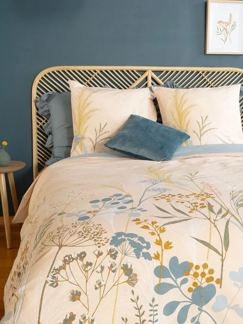 JUEGO DE CAMA DE FLORES  DOBLE  ROSA