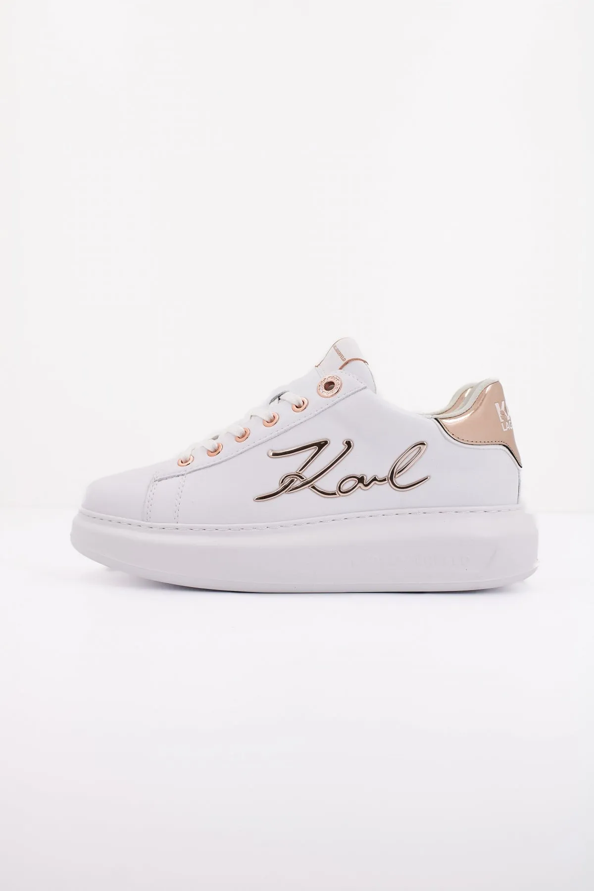 KARL LAGERFELD KAPRI SIGNIA LACE LTHR