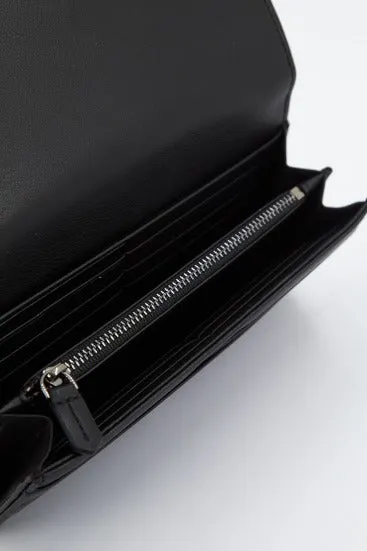 KARL LAGERFELD K/KUSHION CONT FLAP WLT
