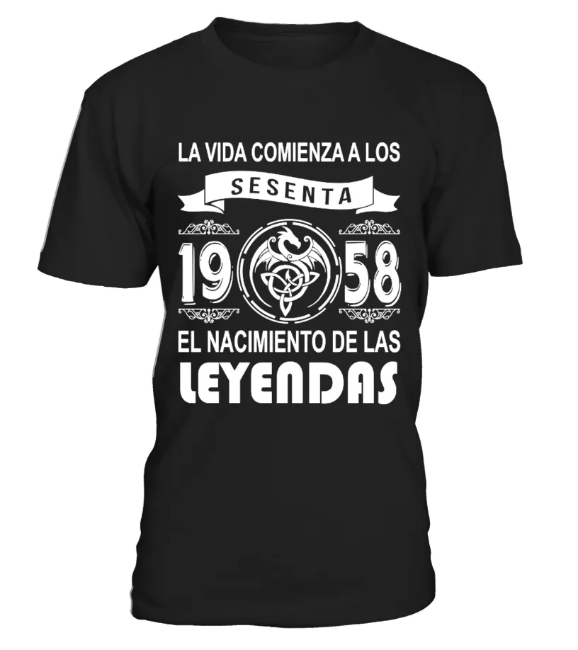La vida comienza a los sesenta, 1958 : el nacimiento de las leyendas Camiseta cuello redondo Unisex