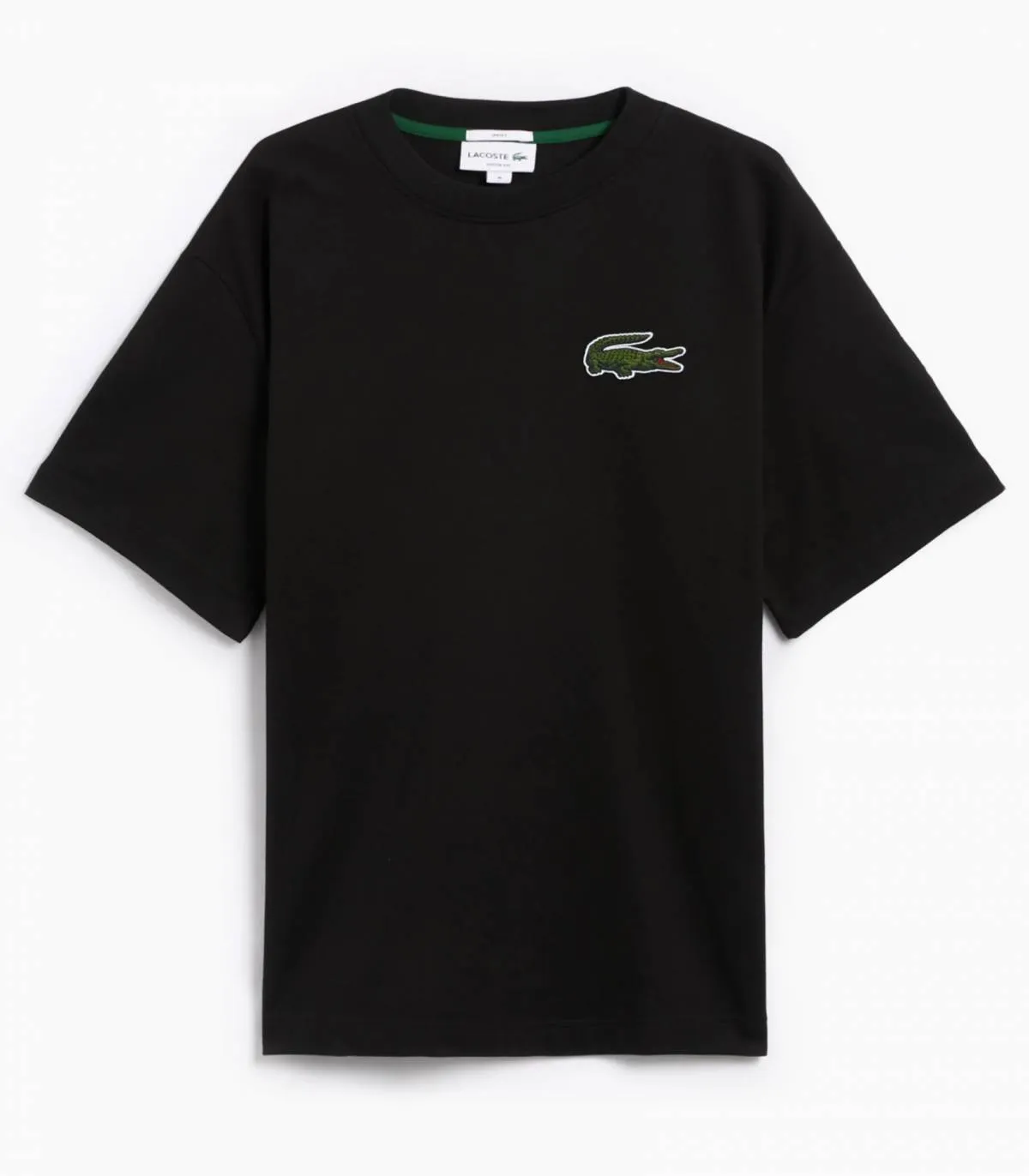 LACOSTE  CAMISETA PARA HOMBRE NEGRA   TEE SHIRT