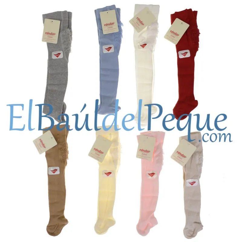 Leotardo Bebé Aluminio 221 con Puntilla en el Culete