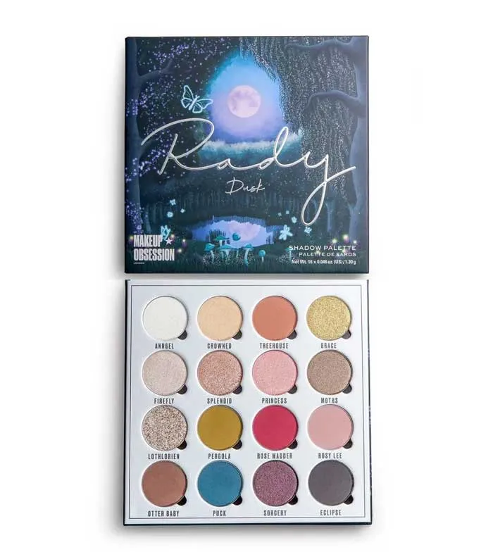 MAKEUP OBSESSION  PALETA DE SOMBRAS X RADY  DUSK