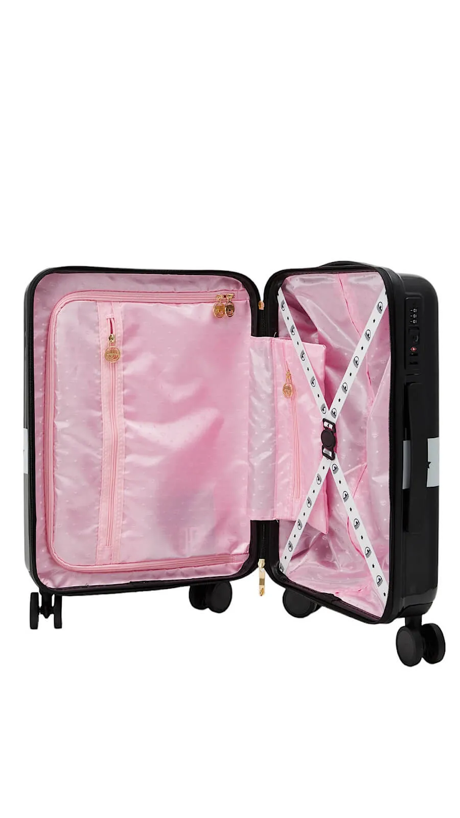 Maleta Trolley Cabina Chiara Ferragni Negra