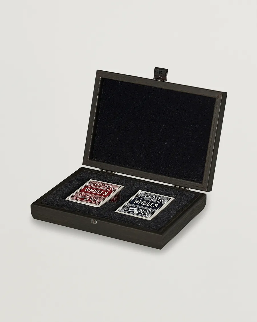 Manopoulos Wooden Card Case Black