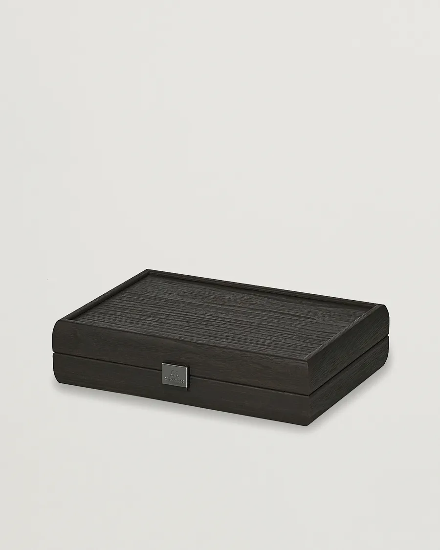 Manopoulos Wooden Card Case Black