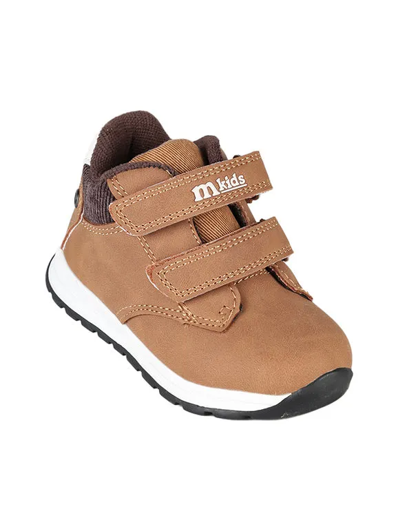 Melania Zapatillas altas para niños con tiras adherentes