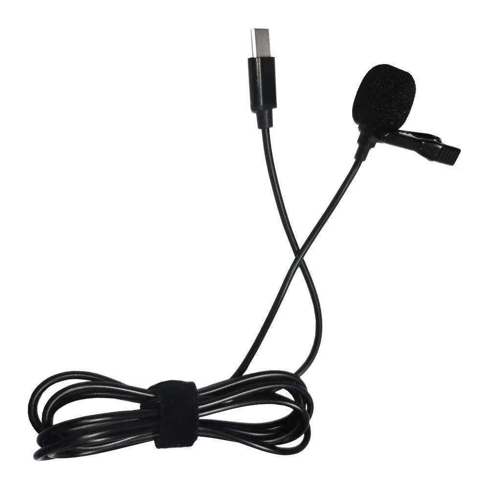 MI1106 MICRóFONO DE SOLAPA CON UN CABLE TIPO C DE 1.5 M