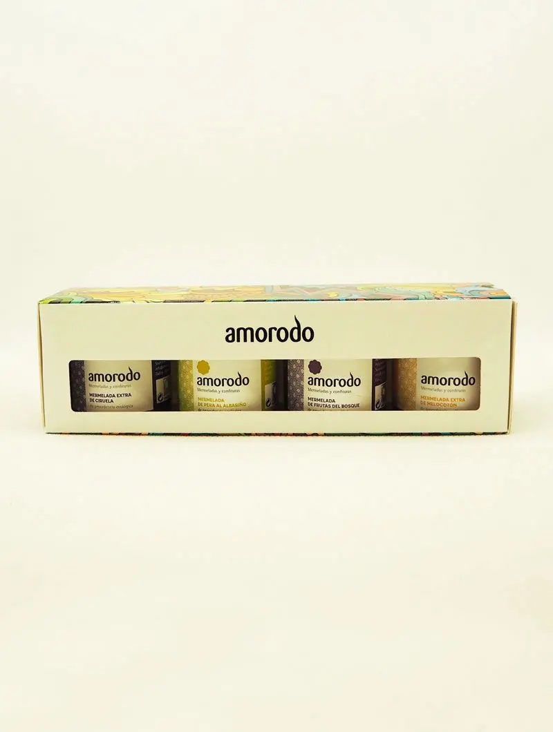 Mini mermeladas ecológicas. Pack de 4 sabores