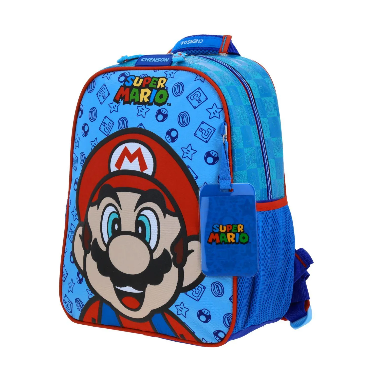 Mochila Azul Chica Mario Bros Para Nio Chenson Flep