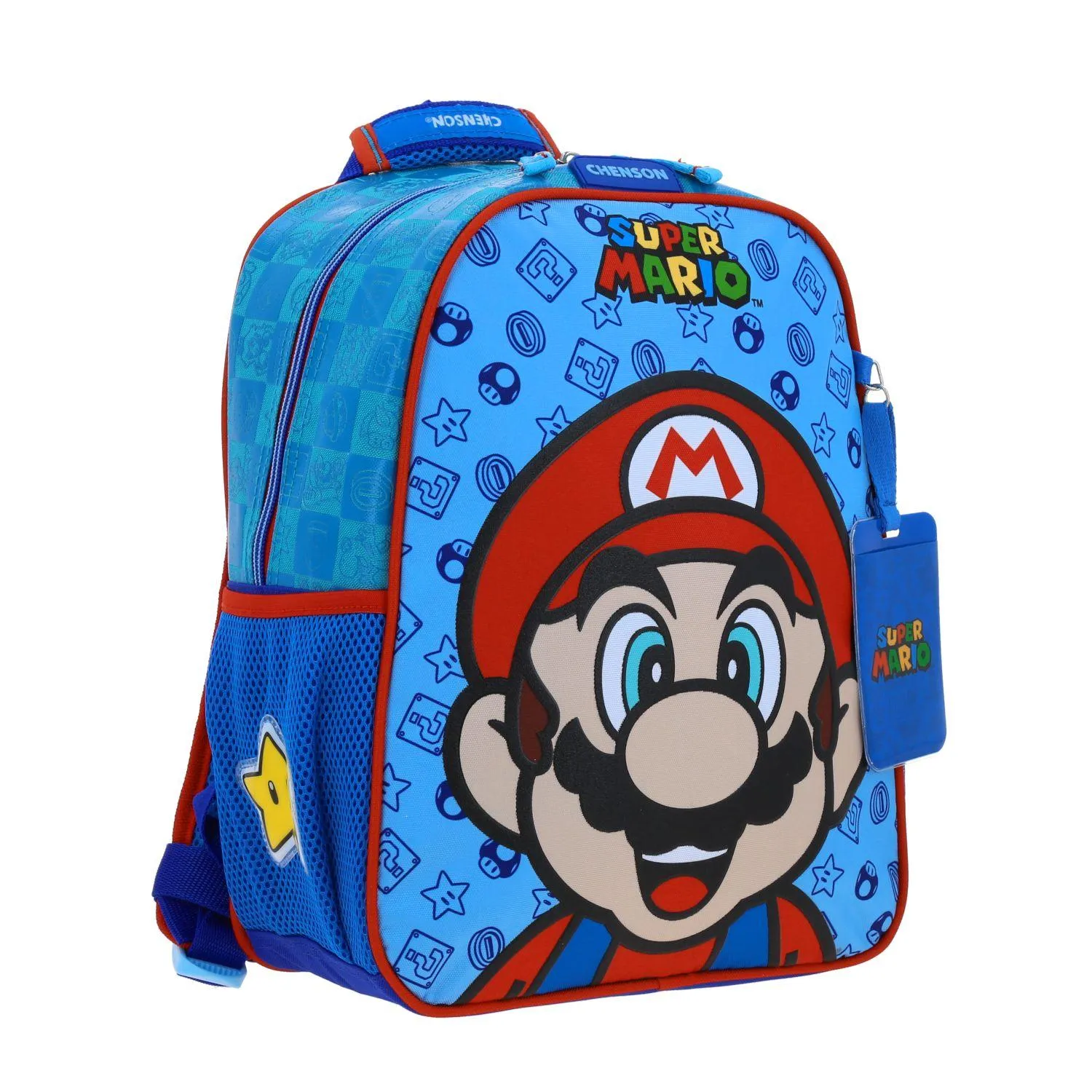 Mochila Azul Chica Mario Bros Para Nio Chenson Flep