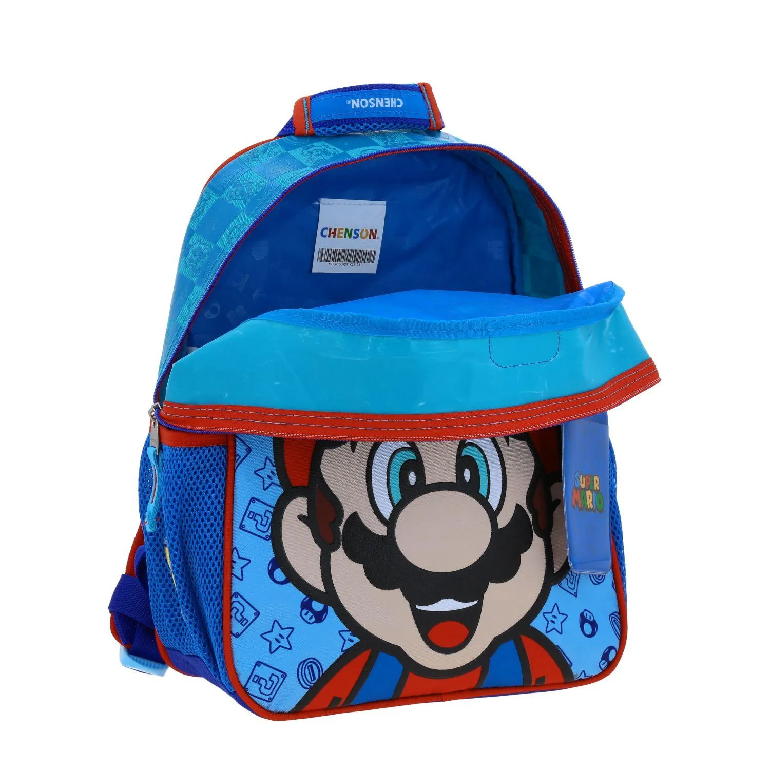 Mochila Azul Chica Mario Bros Para Nio Chenson Flep
