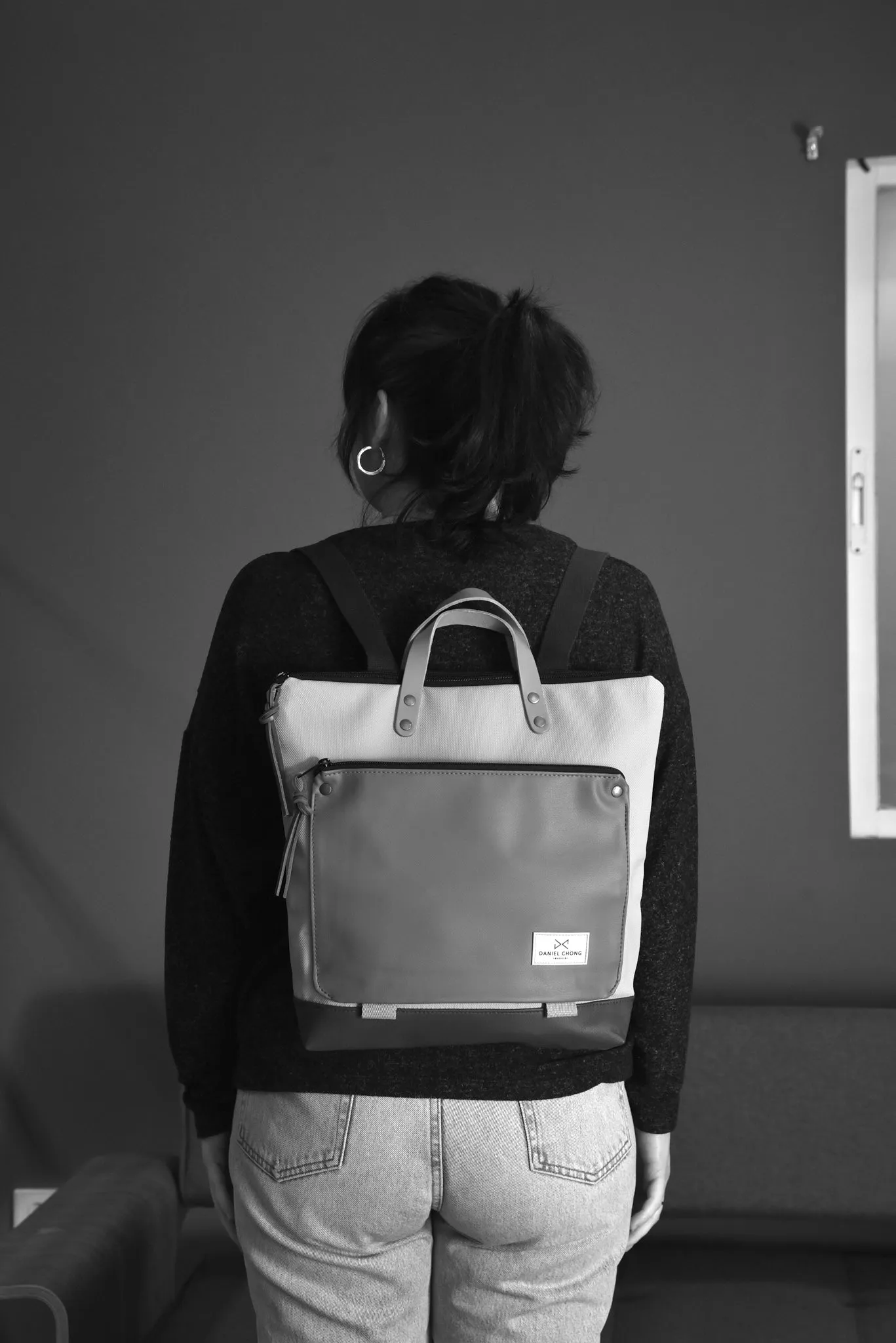 Mochila book holder cuadrada impermeable dz outlet