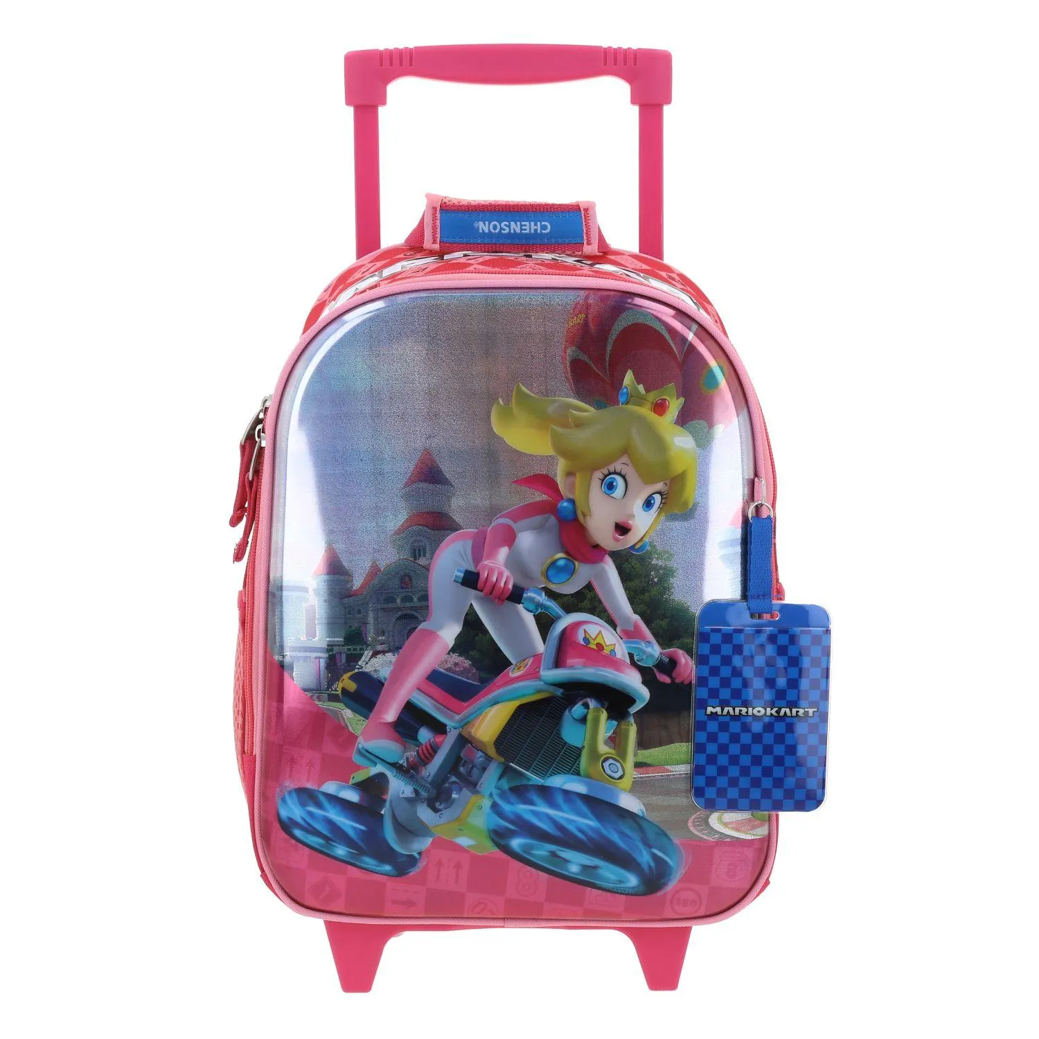 Mochila Con Ruedas Rosa Princesa Peach Chica Para Nia Chenson Peam