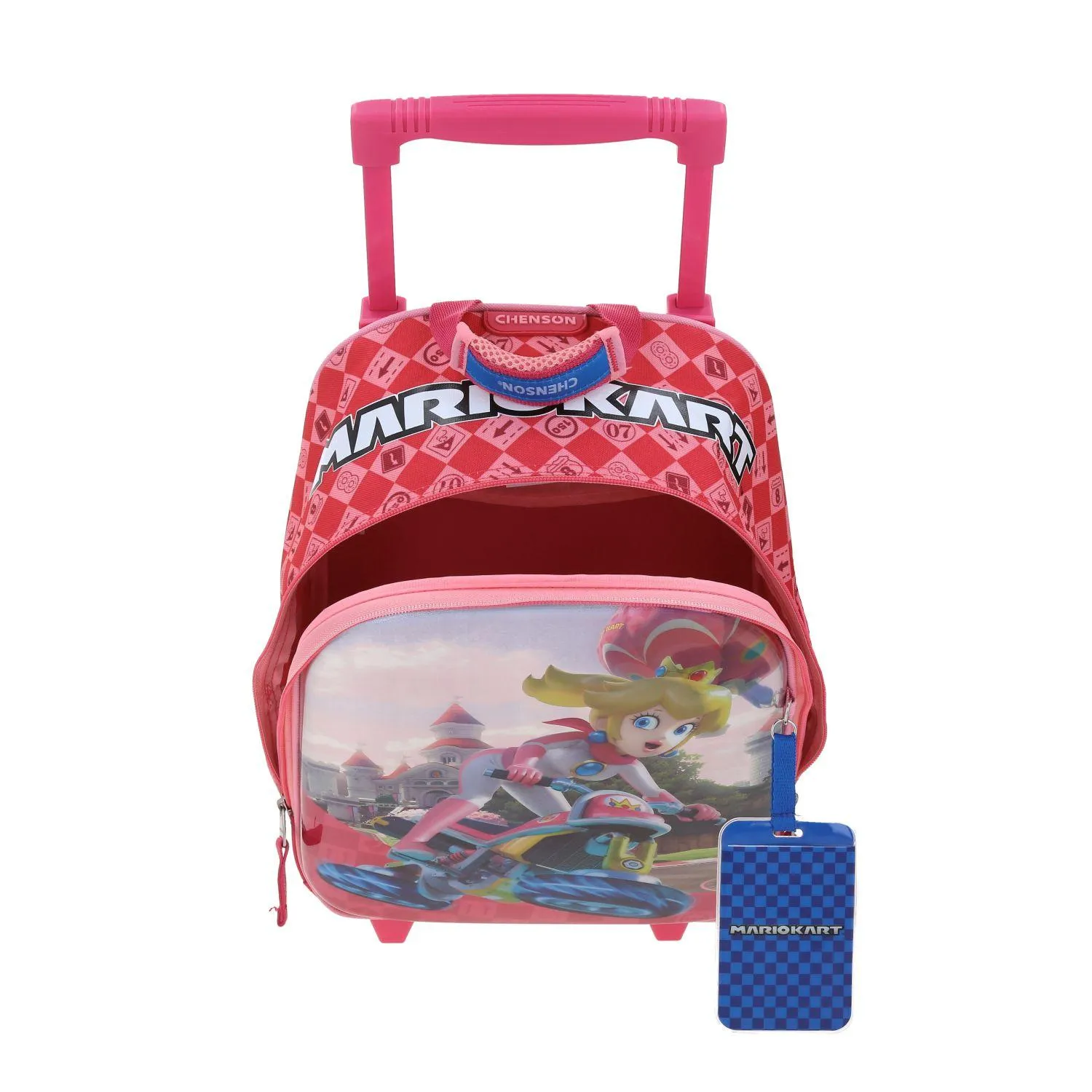 Mochila Con Ruedas Rosa Princesa Peach Chica Para Nia Chenson Peam