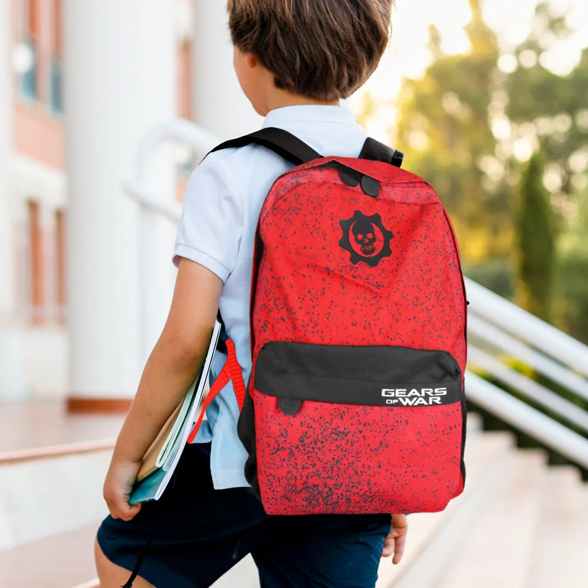 Mochila Escolar con Diseo de Gears of War, Logo