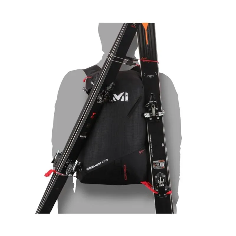 Mochila esquí de travesía Millet PIERRA MENT EVO (NEGRO)