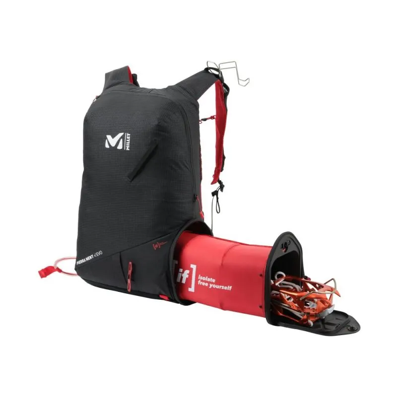 Mochila esquí de travesía Millet PIERRA MENT EVO (NEGRO)