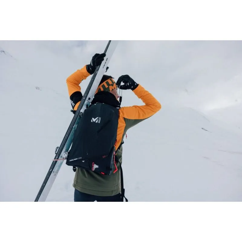 Mochila esquí de travesía Millet PIERRA MENT EVO (NEGRO)