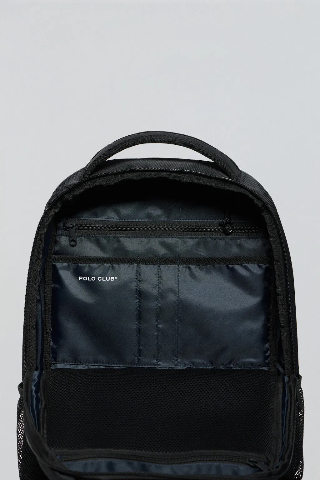 Mochila Harlem negra con detalles Polo Club