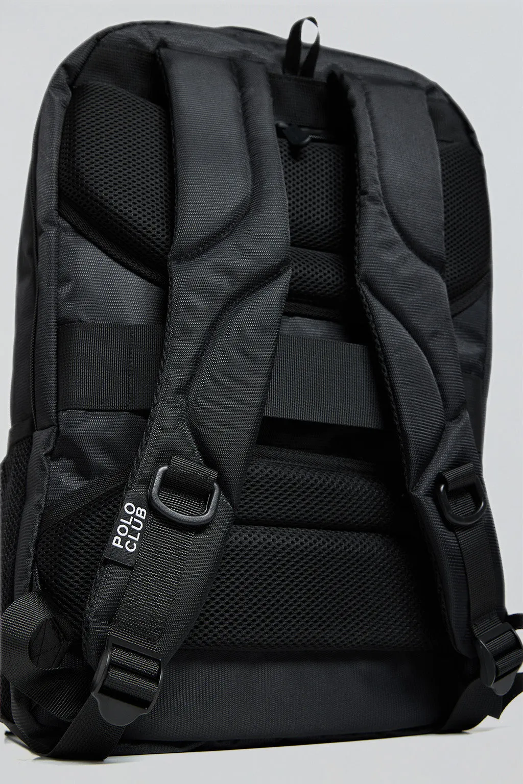 Mochila Harlem negra con detalles Polo Club