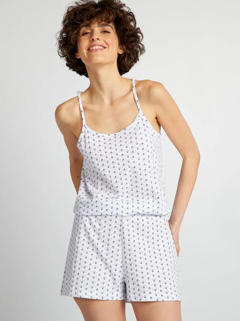 MONO DE PIJAMA DE FANTASíA  AZUL