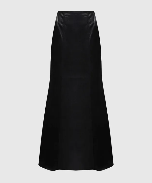 Nanushka Carlotta black maxi skirt