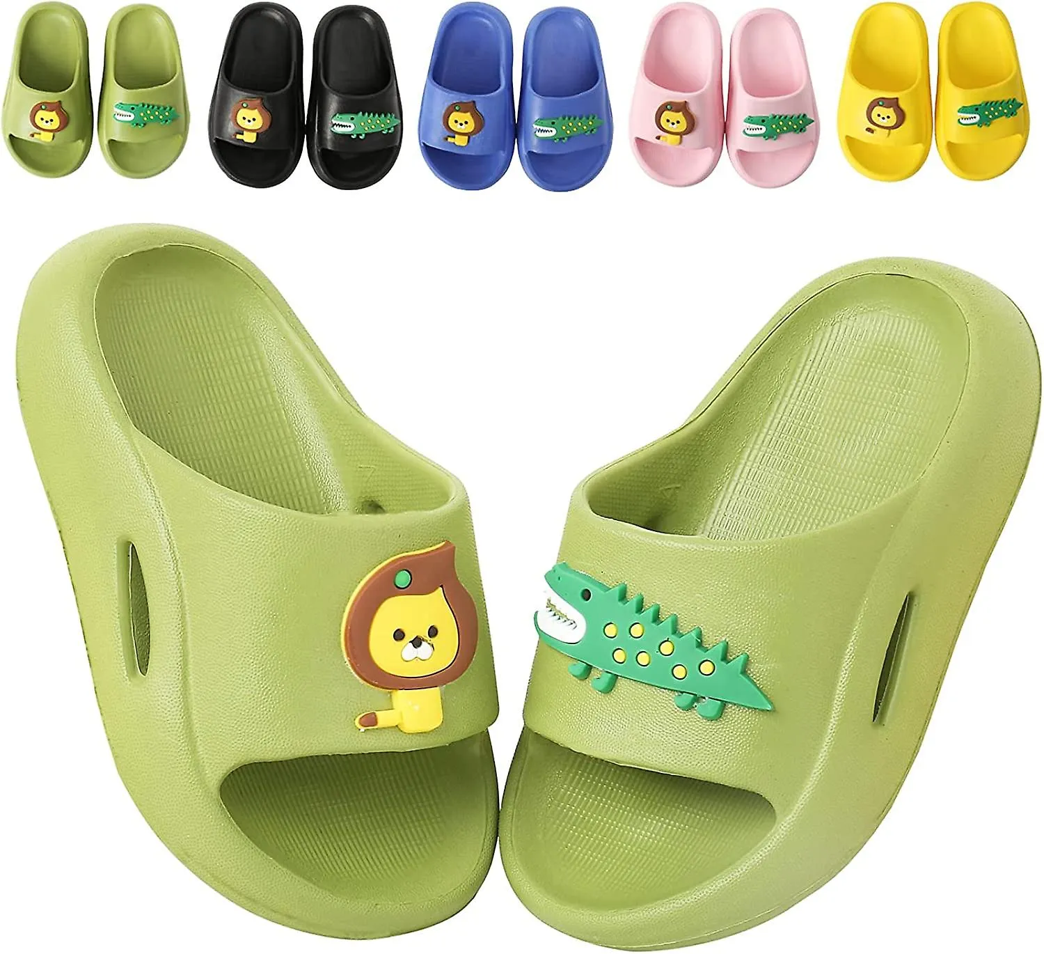 Niños Sandalias de tobogán Lindas chanclas de agua de playa Niños Niñas Ducha Piscina Zapatillas de verano para niños pequeños (