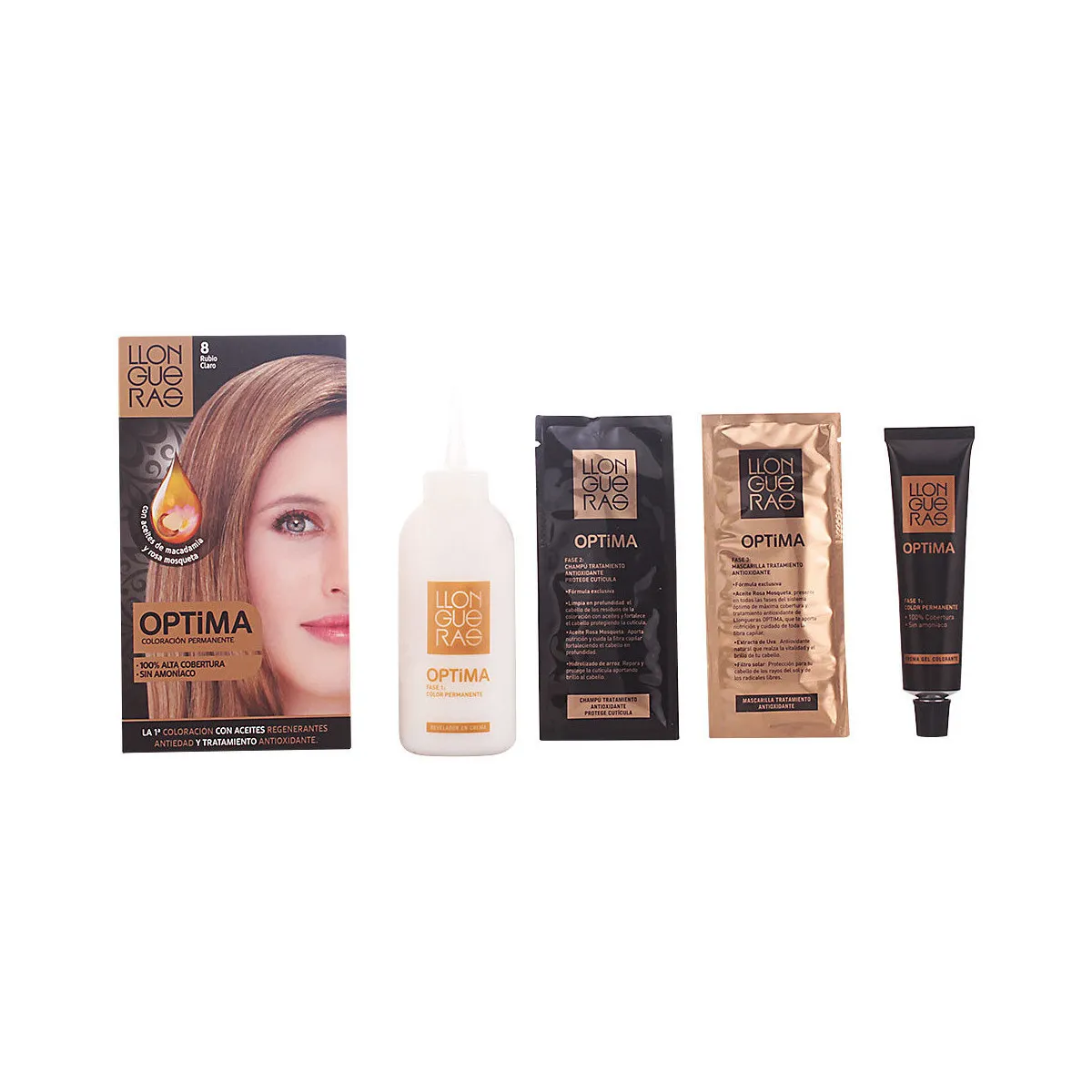 OPTIMA HAIR COLOUR 8LIGHT BLOND