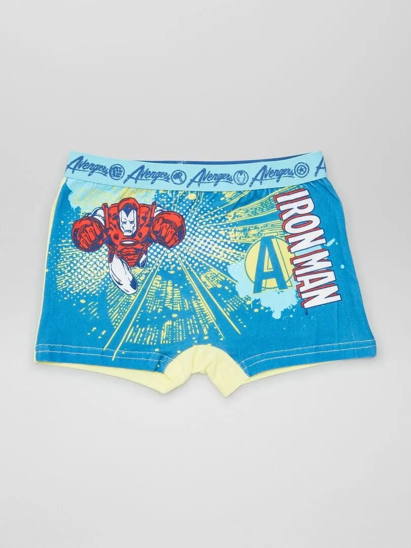 PACK DE 2 BOXERS ELáSTICOS 'LOS VENGADORES' 'MARVEL'  GRIS