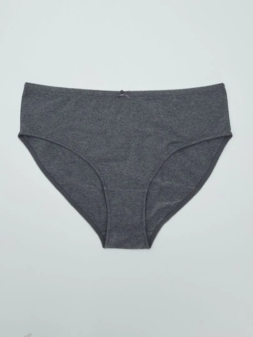 PACK DE 2 BRAGUITAS DE ALGODóN  NEGRO