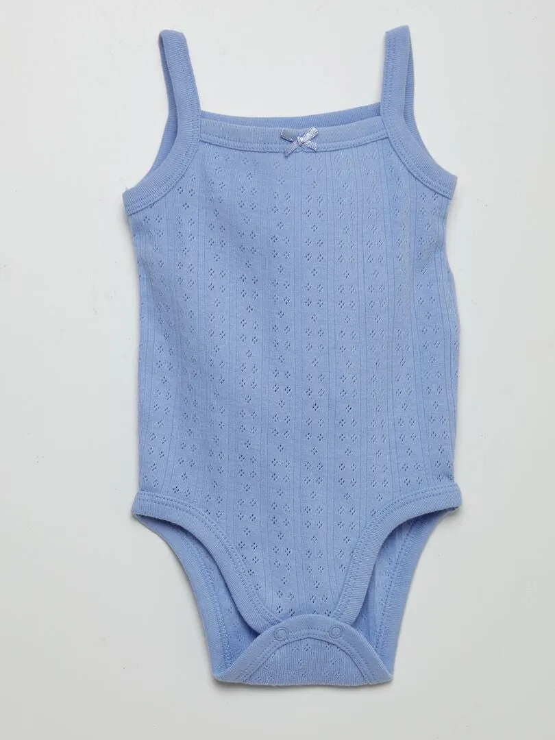 PACK DE 3 BODIS DE TIRANTES  AZUL