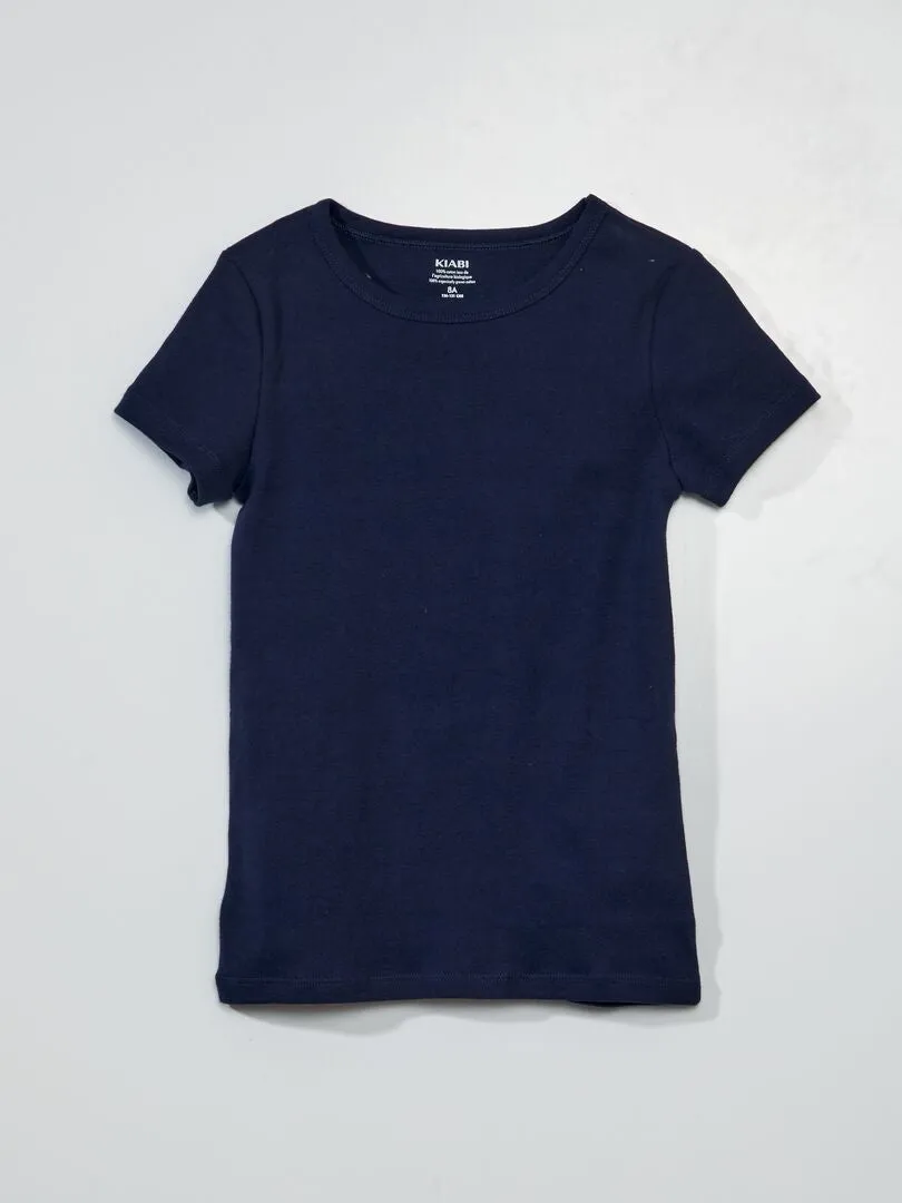 PACK DE 3 CAMISETAS DE MANGA CORTA  AZUL